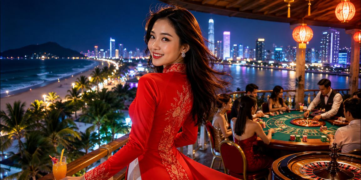 Người phụ nữ Sài Gòn mặc áo dài đặt cược trực tuyến trên điện thoại